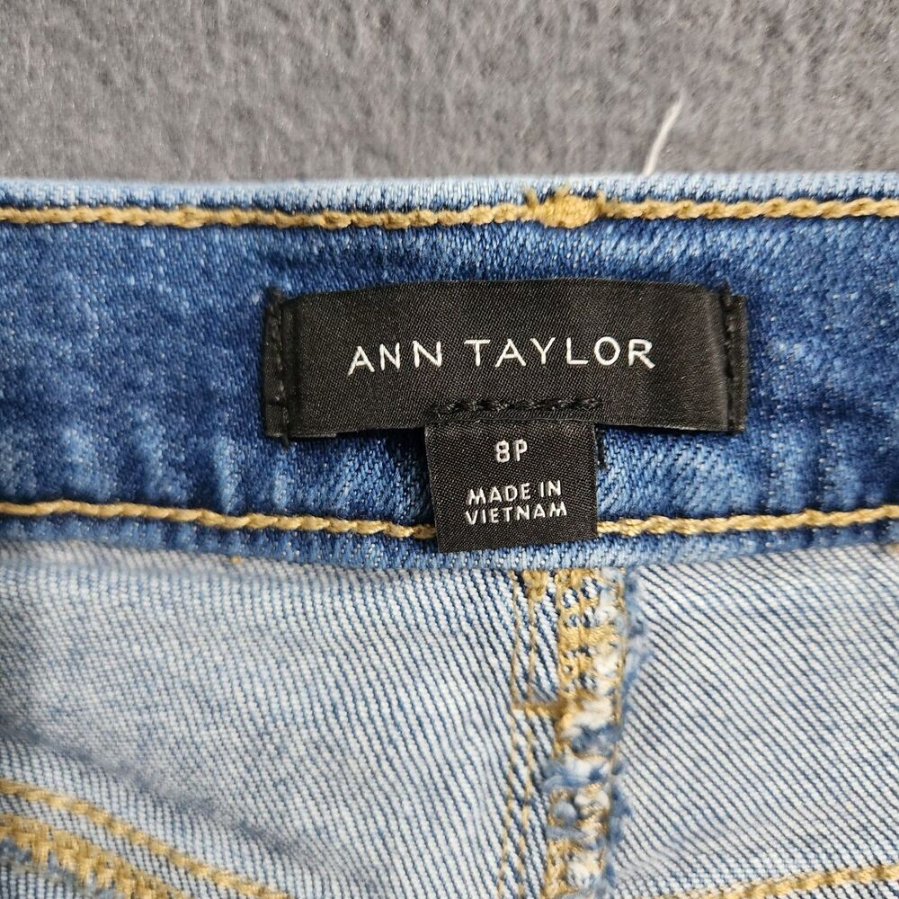 Ann Taylor Women 8P High Rise Flare Jeans - Picture 6 of 12